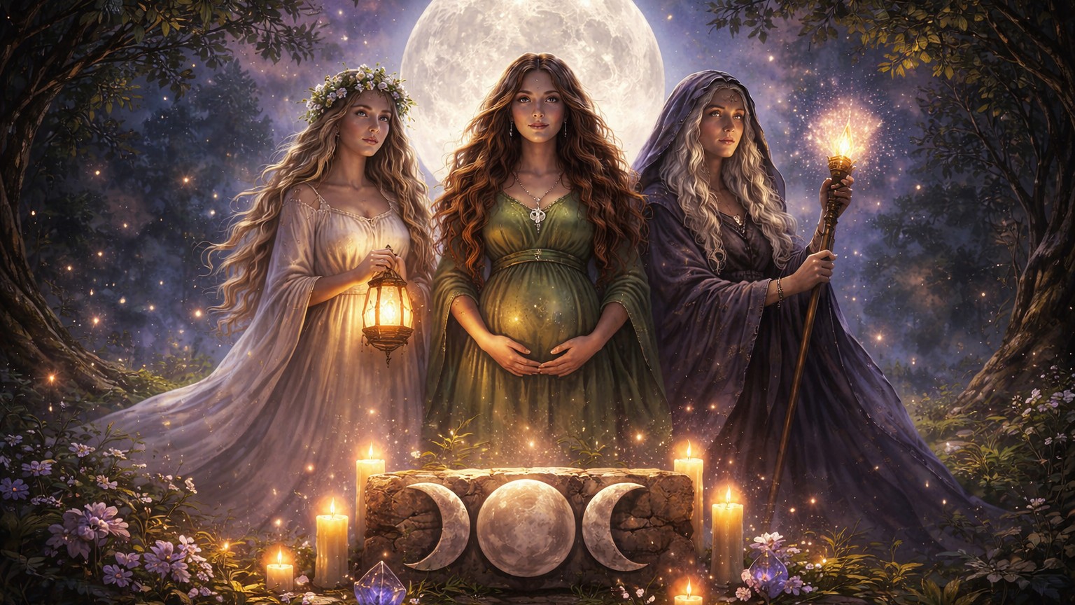 Triple Goddess – Maiden, Mother und Crone